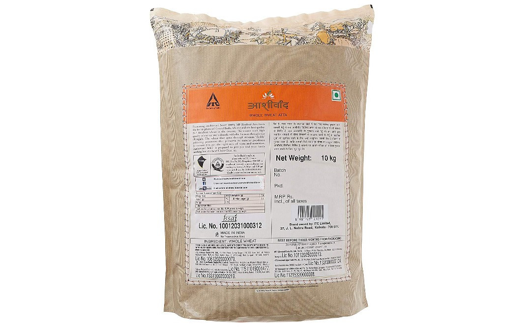 Aashirvaad Select - Superior Sharbati Atta   Pack  10 kilogram